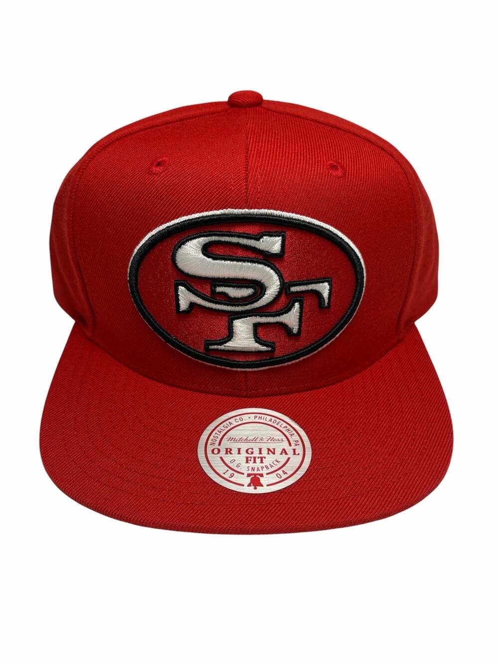 San Francisco 49ers Scarlet High Crown Structured Snapback Hat,